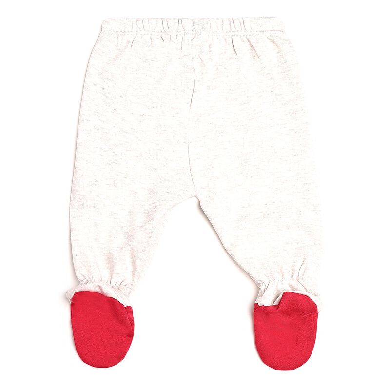 Red Smock - Legging Set With Mock Jacket (2Pc) image number null